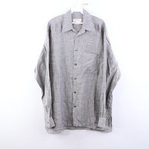 Ermenegildo Zegna Linen Blend Button Dress Shirt